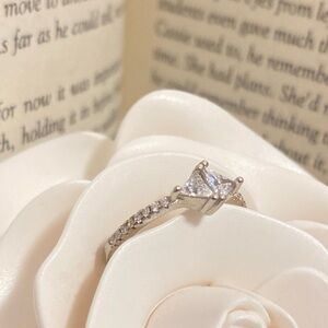 gorgeous studded silver ring